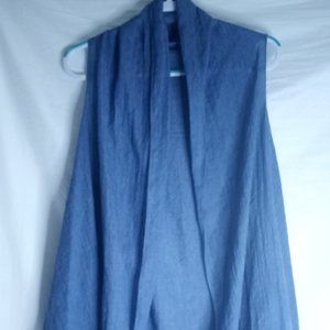 Womens L Blue Sky Tunic Vest